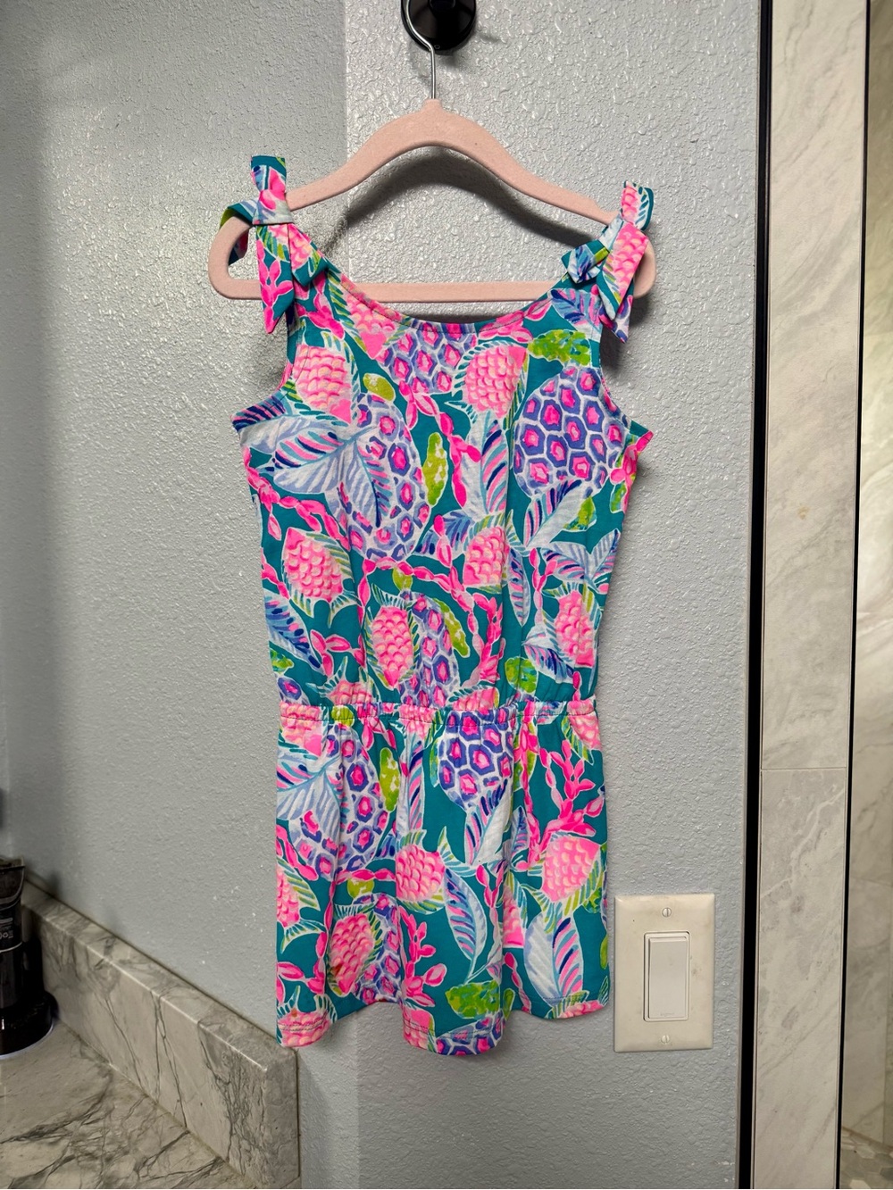 Bundle Lilly Pulitzer kids Bright Floral dress skort romper . Never worn.